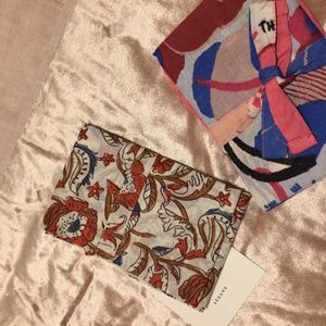 Pair of Sezane scarfs NEW